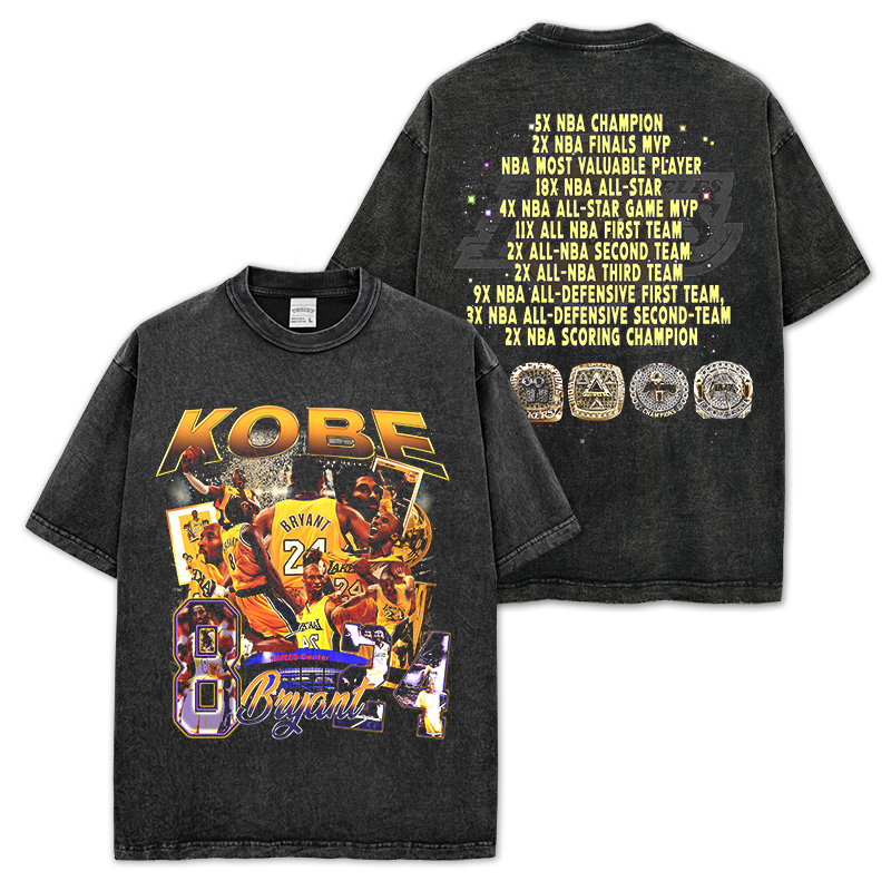 KOBE BRYANT VINTAGE TEE · PICK AND ROLL II