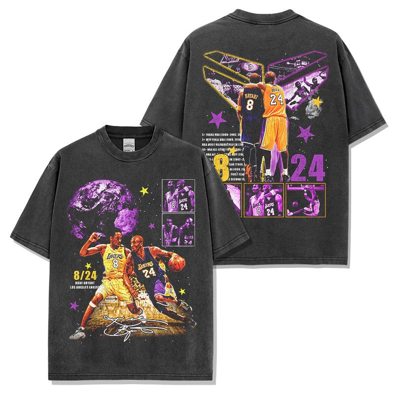 KOBE BRYANT & LEBRON JAMES VINTAGE TEE · ALLEY OOP