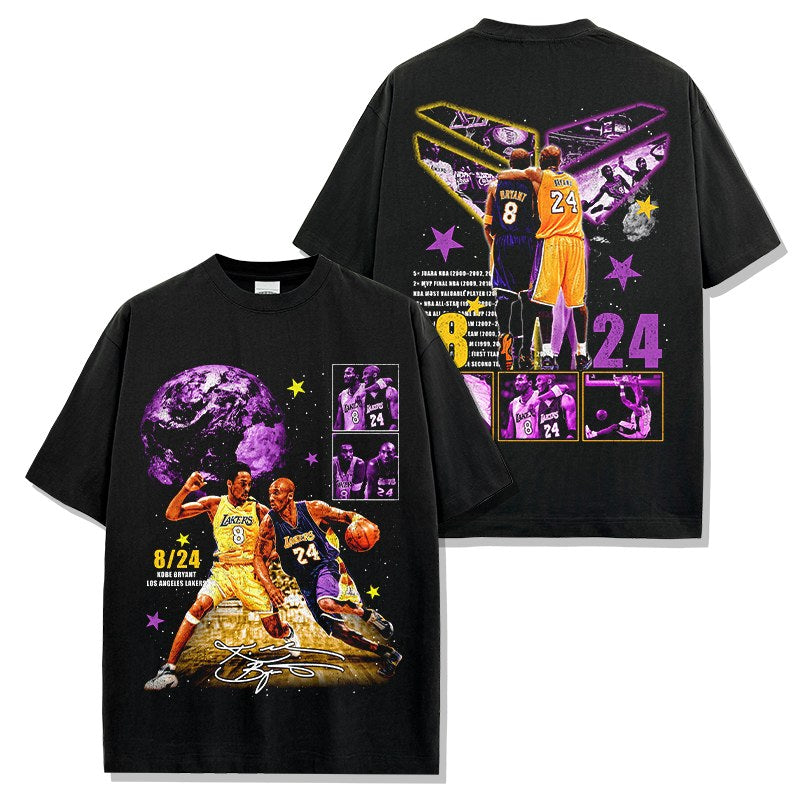 KOBE BRYANT & LEBRON JAMES VINTAGE TEE · ALLEY OOP