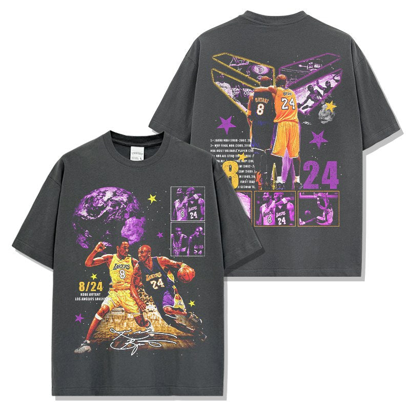 KOBE BRYANT & LEBRON JAMES VINTAGE TEE · ALLEY OOP