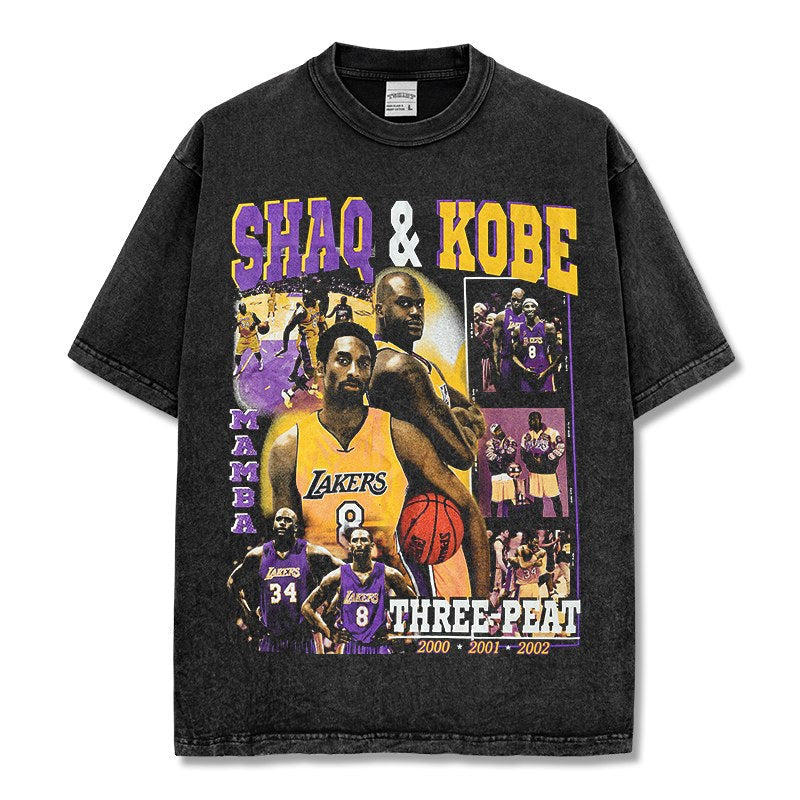 KOBE BRYANT & LEBRON JAMES VINTAGE TEE · POSTER