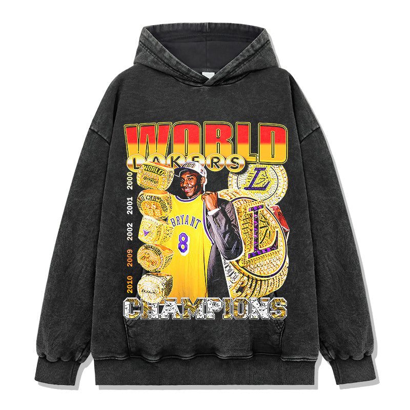 KOBE BRYANT VINTAGE HOODIE · LOGO SHOT II