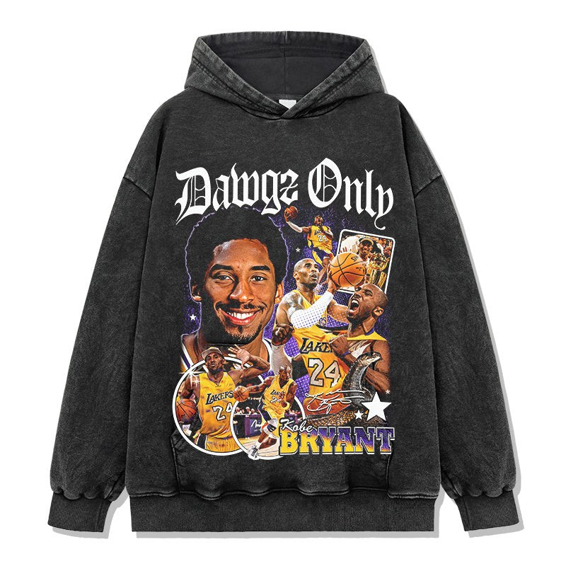 KOBE BRYANT VINTAGE HOODIE · NUMBER ONE