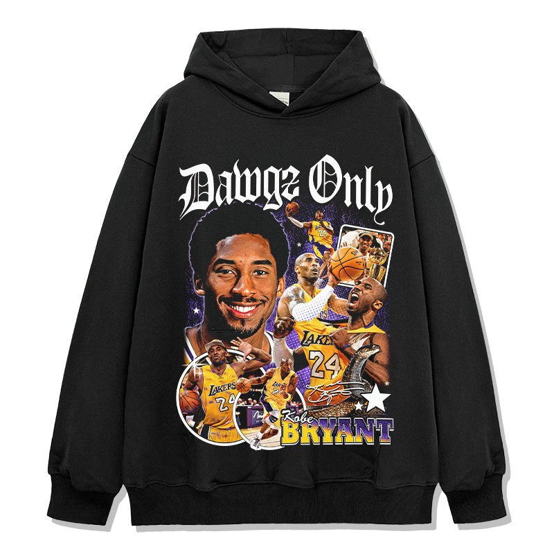 KOBE BRYANT VINTAGE HOODIE · NUMBER ONE
