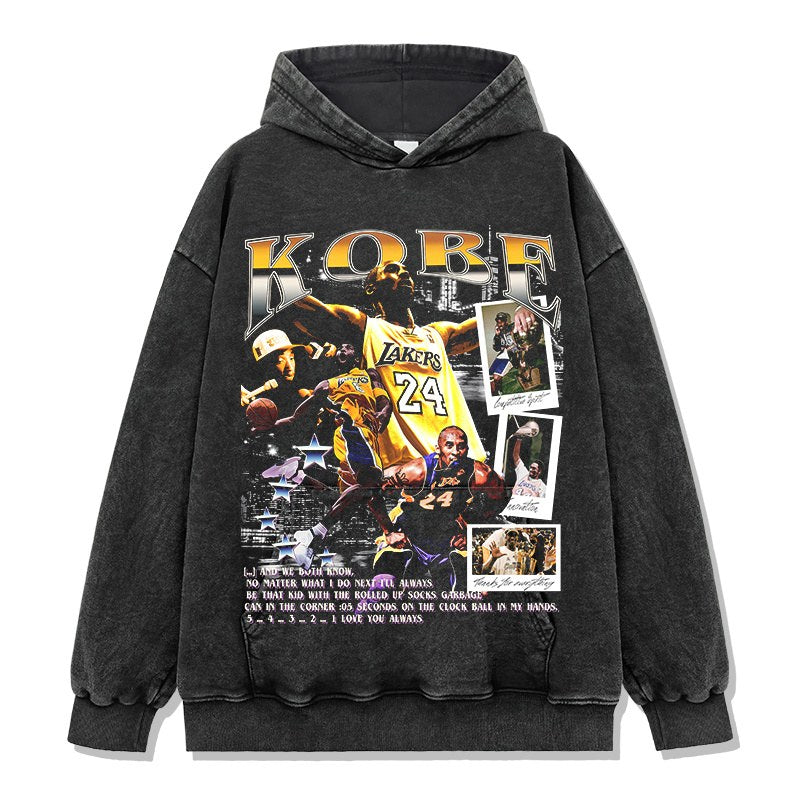 KOBE BRYANT VINTAGE HOODIE · LAST SHOT