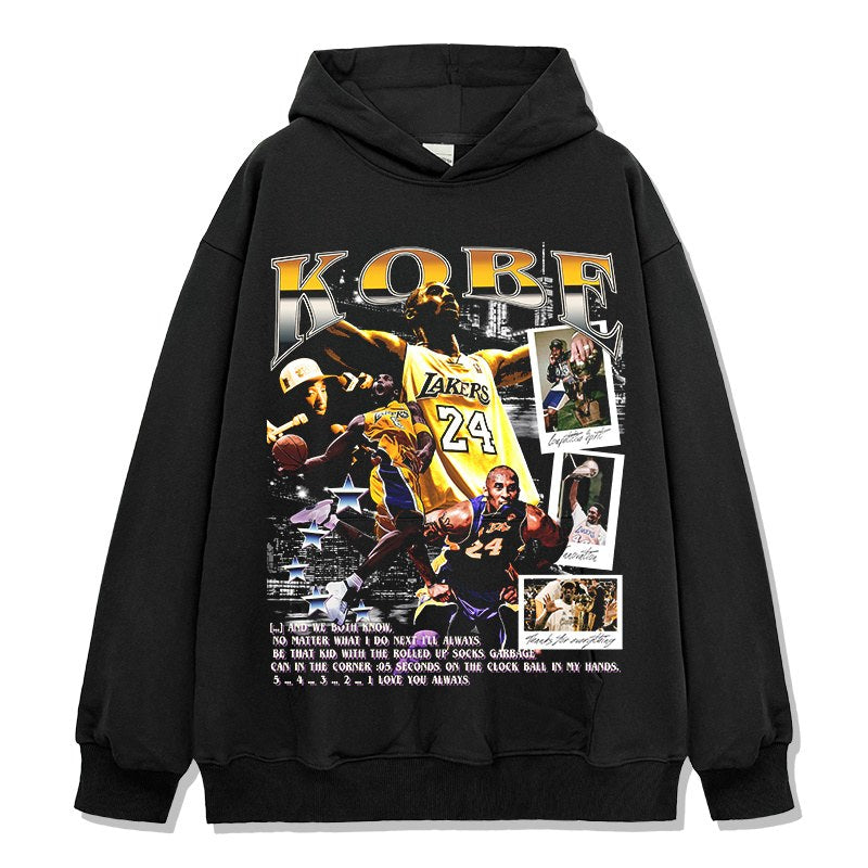 KOBE BRYANT VINTAGE HOODIE · LAST SHOT
