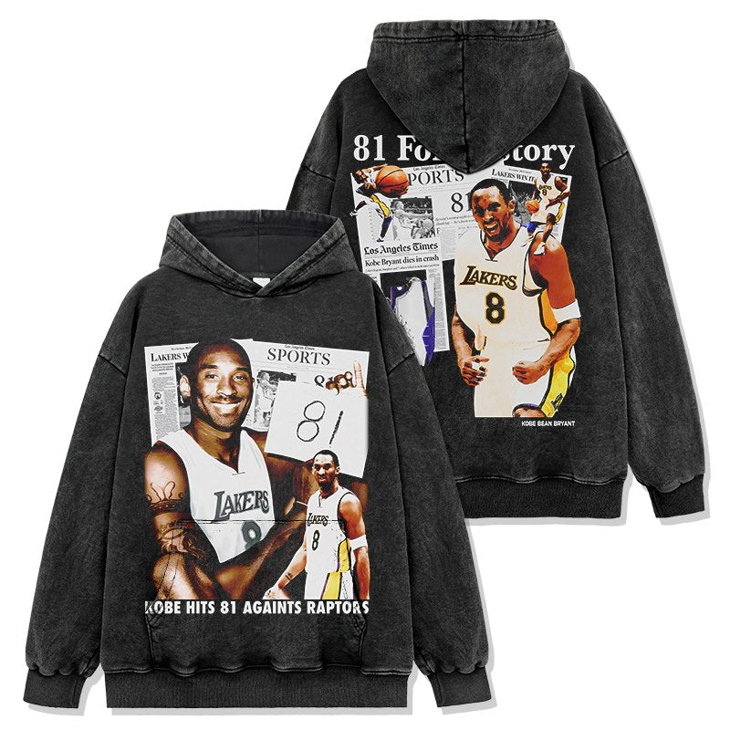 KOBE BRYANT VINTAGE HOODIE · SIXTH MAN