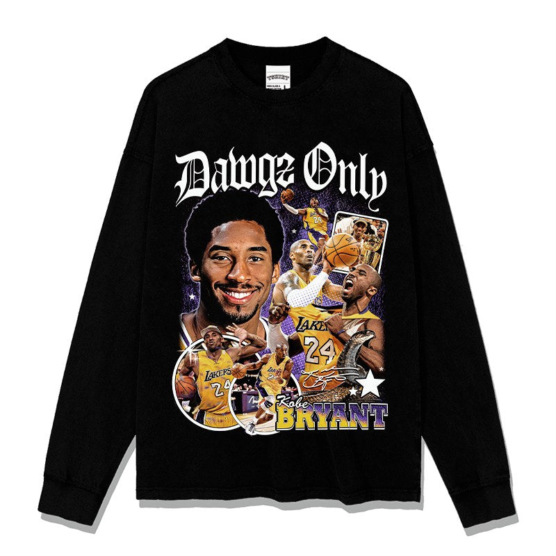 KOBE BRYANT LONG SLEEVE · NUMBER ONE