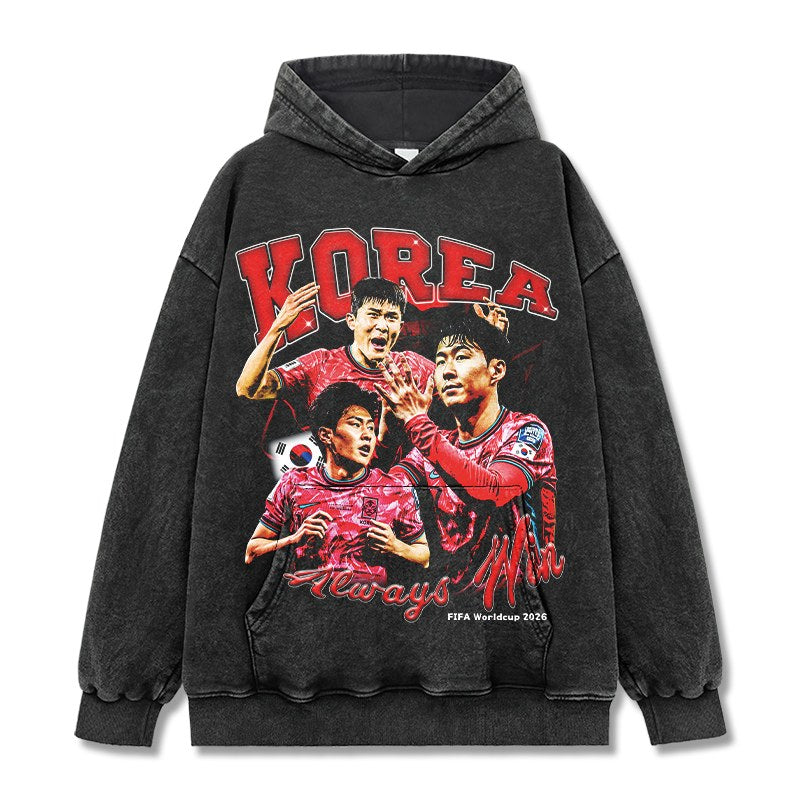KOREA 2026 VINTAGE HOODIE · GOLDEN BOOT