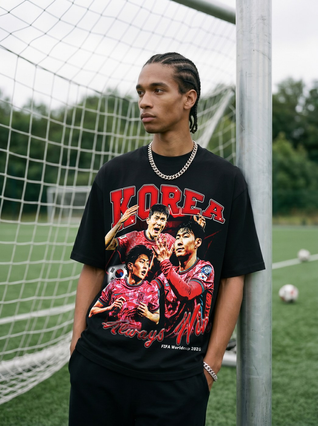 KOREA 2026 VINTAGE HOODIE · GOLDEN BOOT