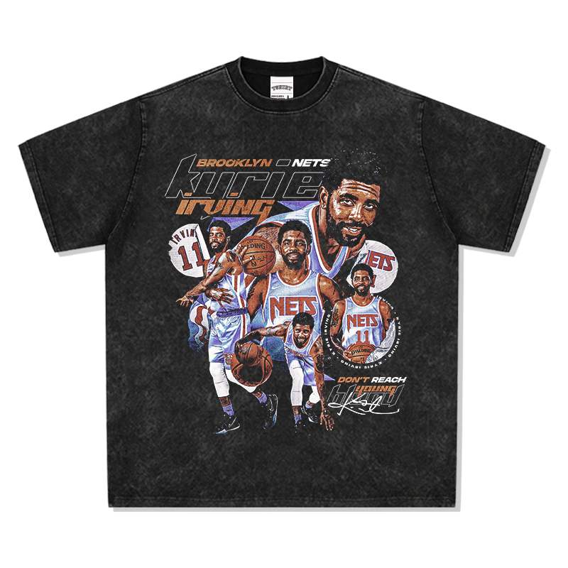 KYRIE IRVING VINTAGE TEE · AND ONE