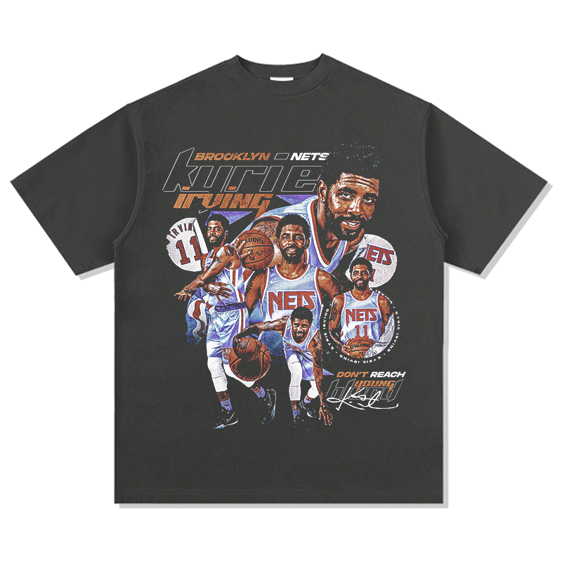 KYRIE IRVING VINTAGE TEE · AND ONE