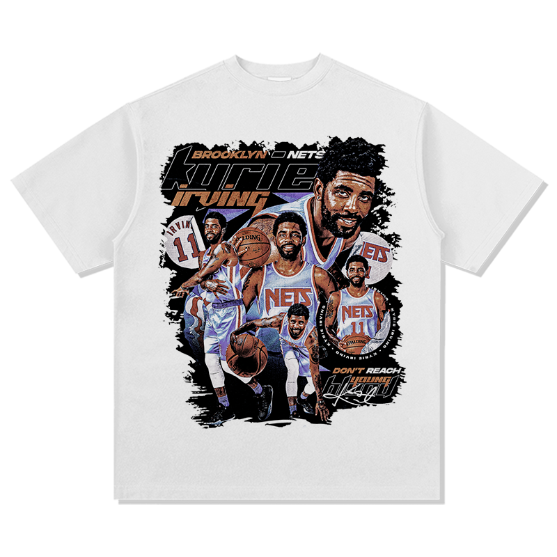 KYRIE IRVING VINTAGE TEE · AND ONE