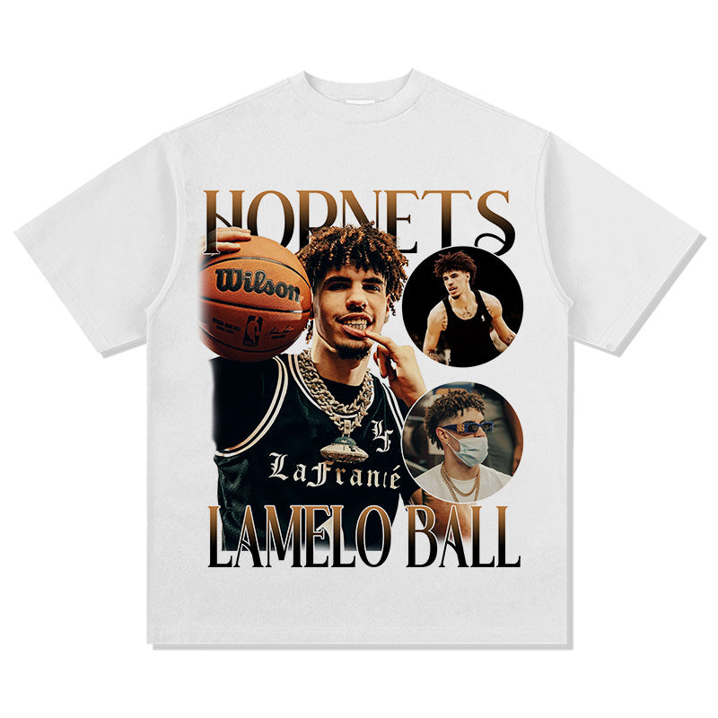 LAMELO BALL VINTAGE TEE · TRIPLE DOUBLE
