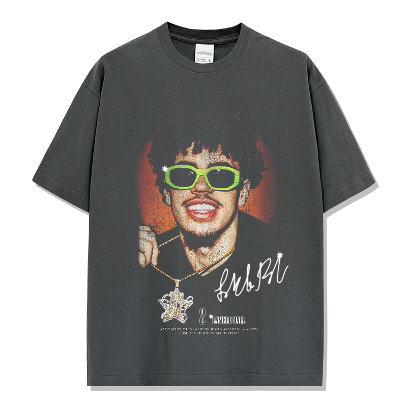 LAMELO BALL VINTAGE TEE · AND ONE