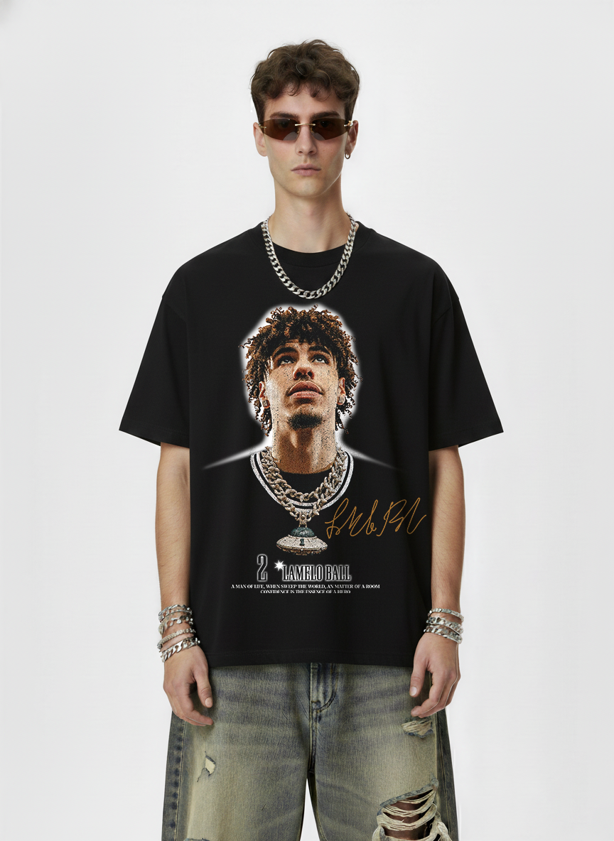 LAMELO BALL VINTAGE TEE · SLAM DUNK