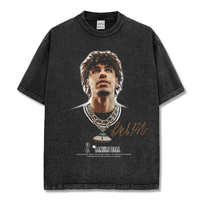 LAMELO BALL VINTAGE TEE · SLAM DUNK