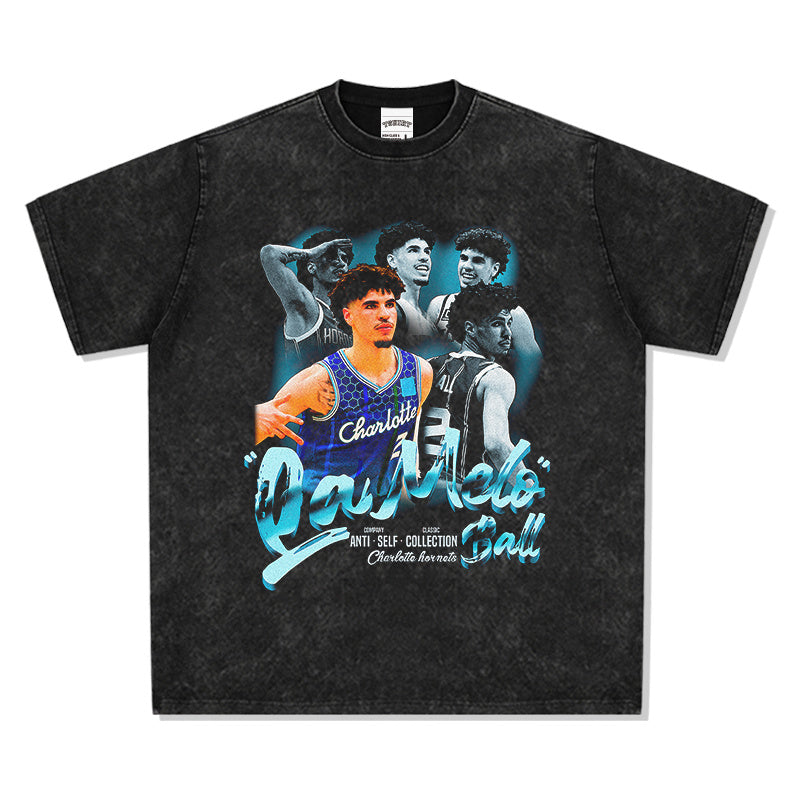 LAMELO BALL VINTAGE TEE · HALL OF FAME