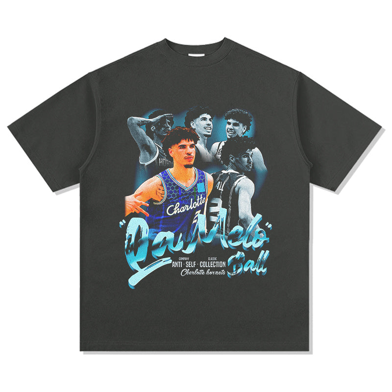 LAMELO BALL VINTAGE TEE · HALL OF FAME