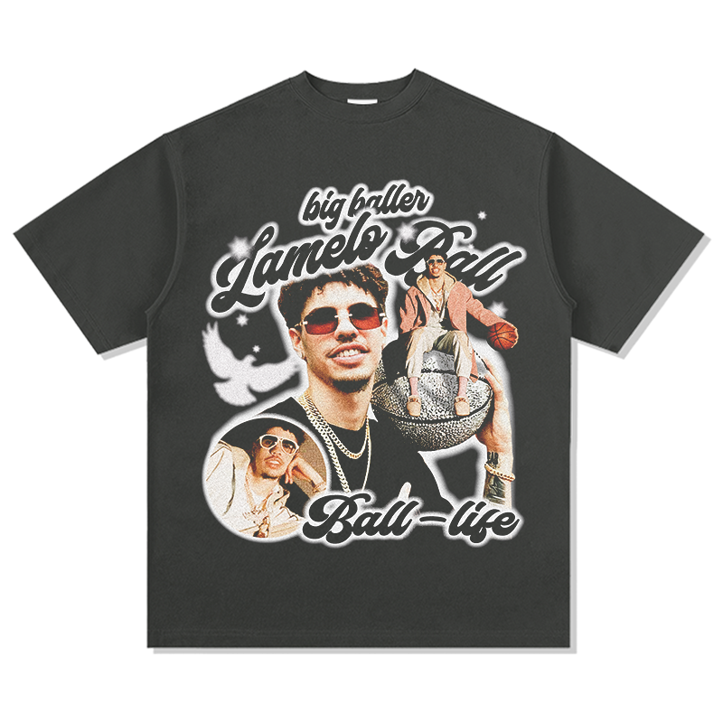 LAMELO BALL VINTAGE TEE · CROSSOVER
