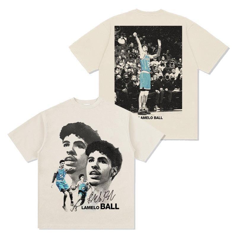 LAMELO BALL VINTAGE TEE · FADEAWAY