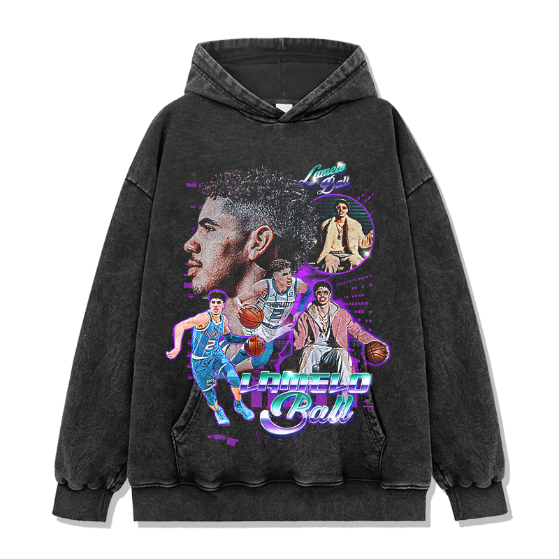 LAMELO BALL VINTAGE HOODIE · ROOKIE YEAR