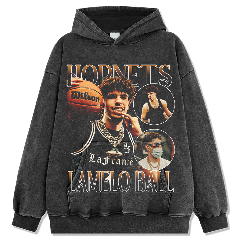 LAMELO BALL VINTAGE HOODIE · TRIPLE DOUBLE