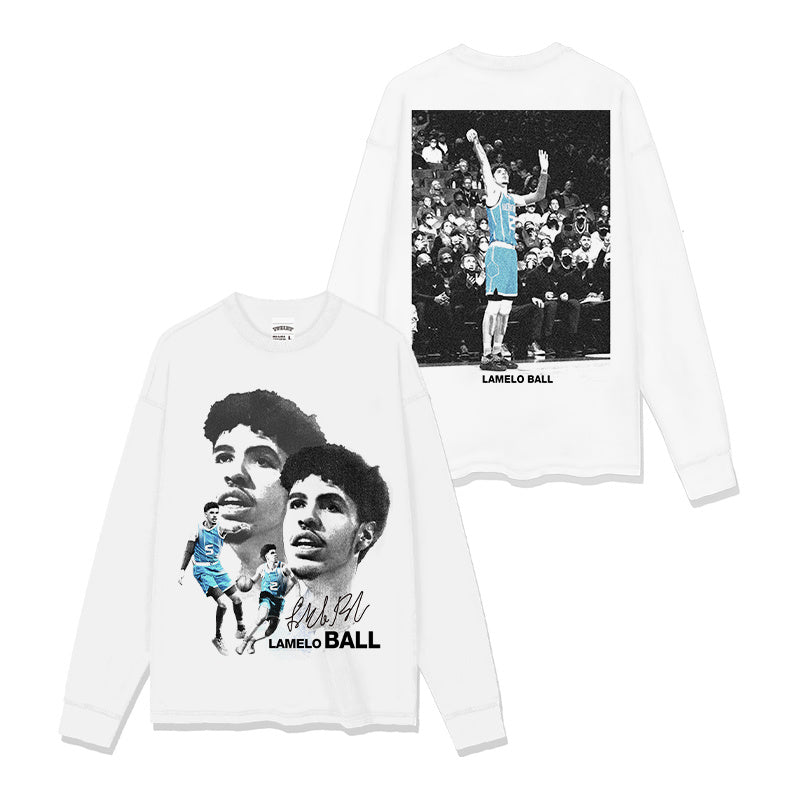 LAMELO BALL LONG SLEEVE · FADEAWAY