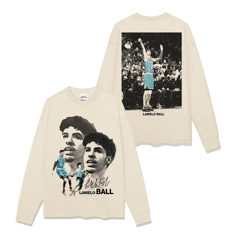 LAMELO BALL LONG SLEEVE · FADEAWAY