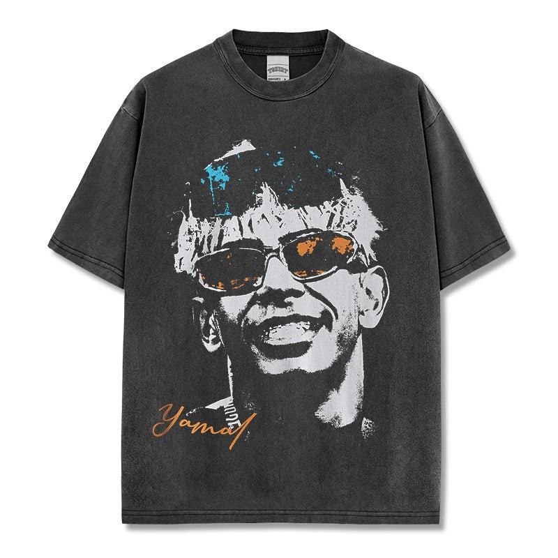 LAMINE YAMAL VINTAGE TEE · TOP BIN