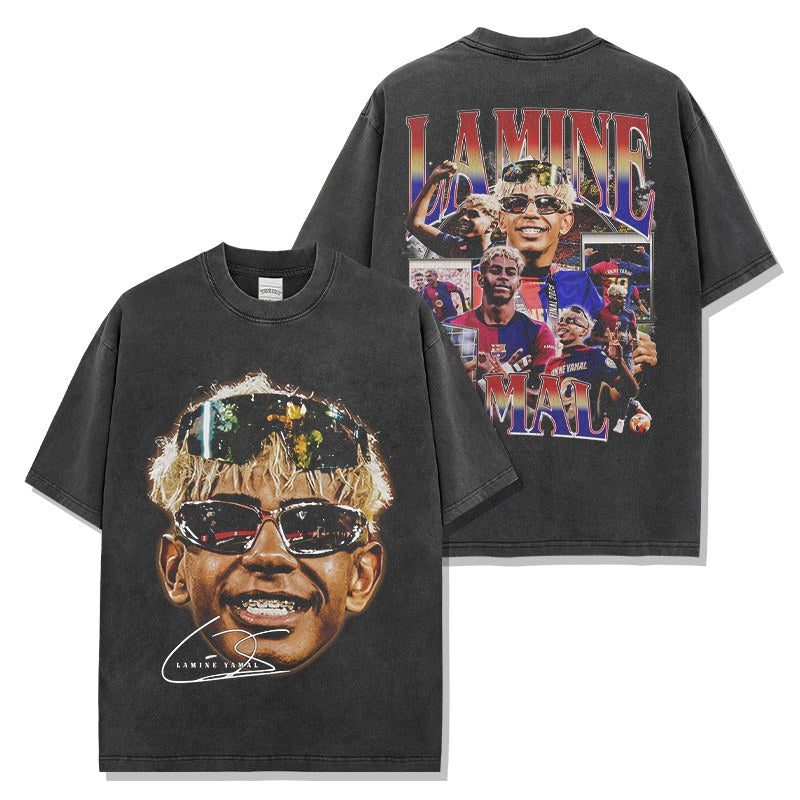 LAMINE YAMAL VINTAGE TEE · KICK OFF