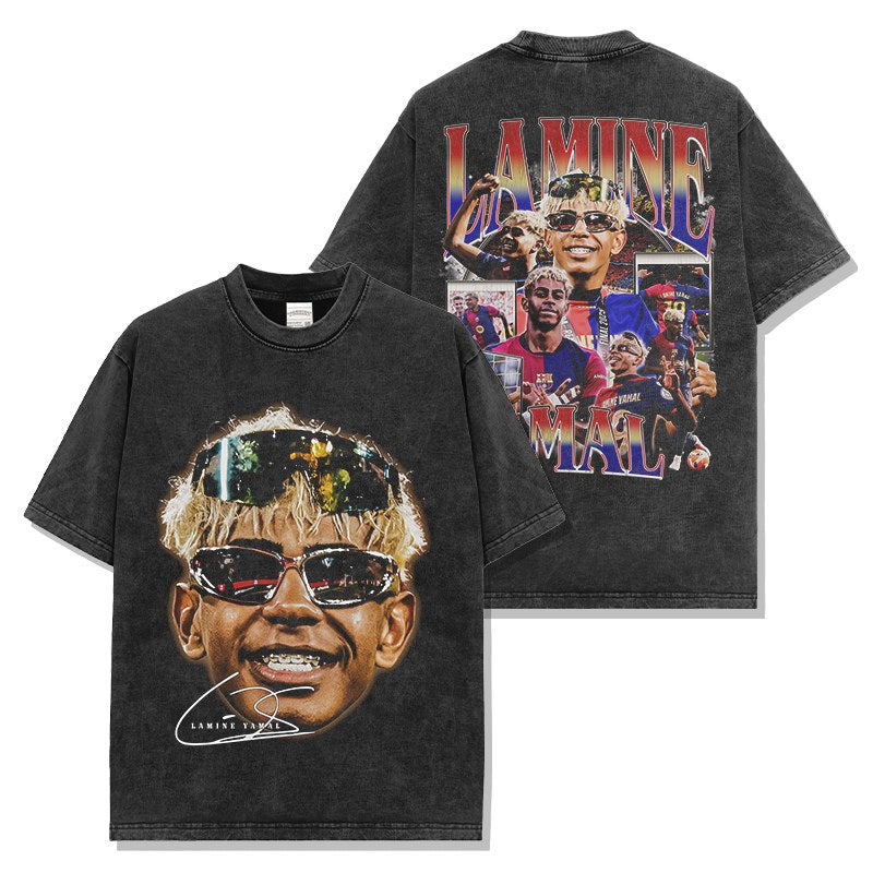 LAMINE YAMAL VINTAGE TEE · KICK OFF