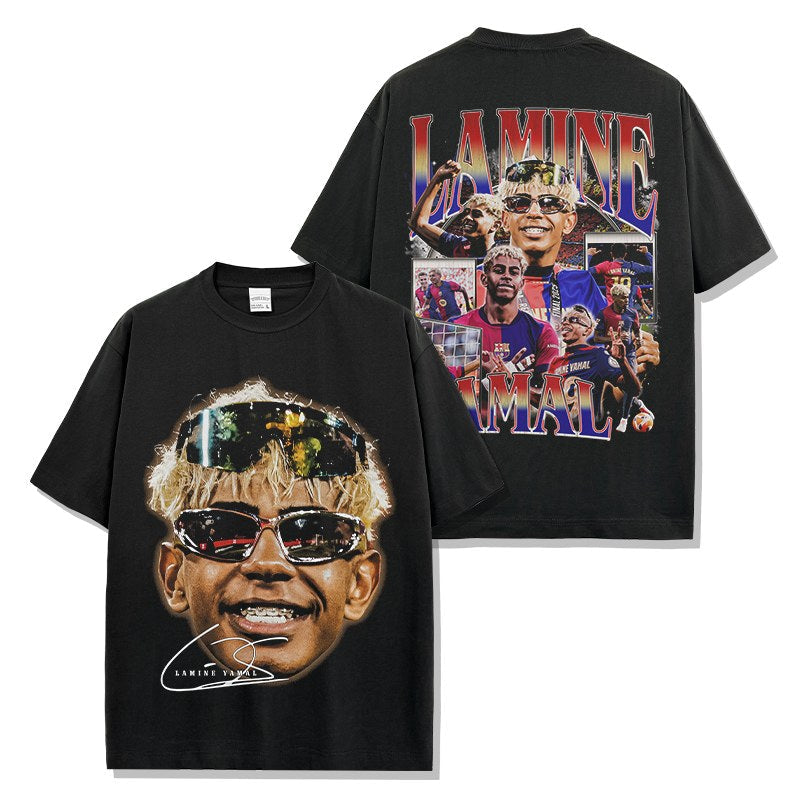 LAMINE YAMAL VINTAGE TEE · KICK OFF