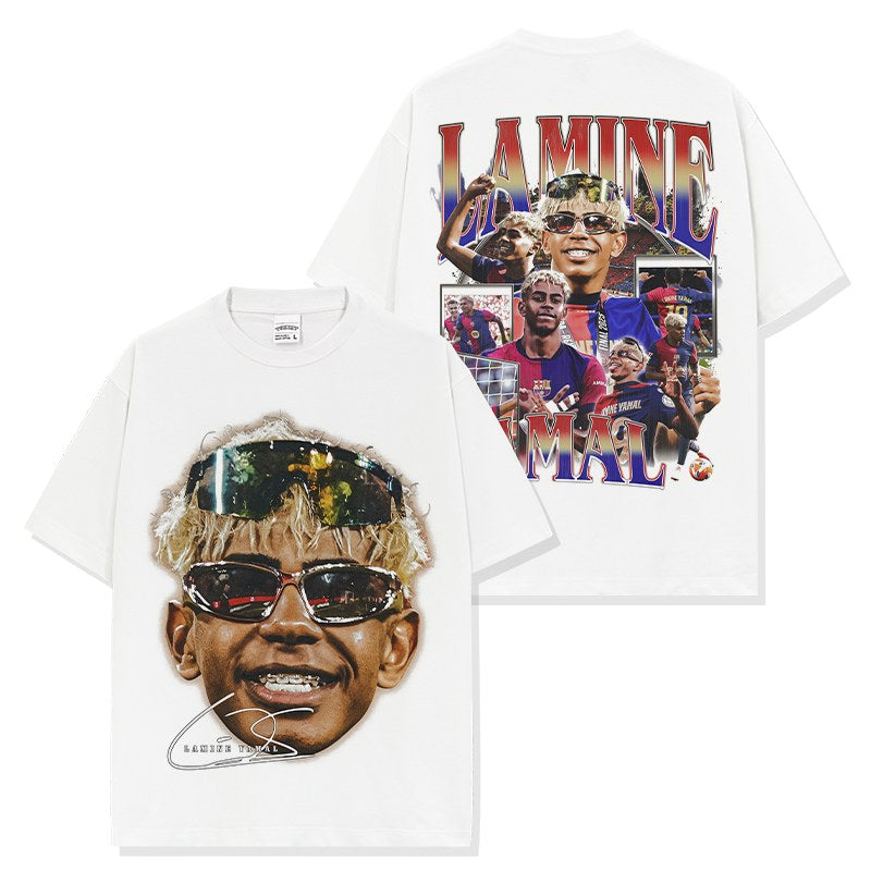 LAMINE YAMAL VINTAGE TEE · KICK OFF