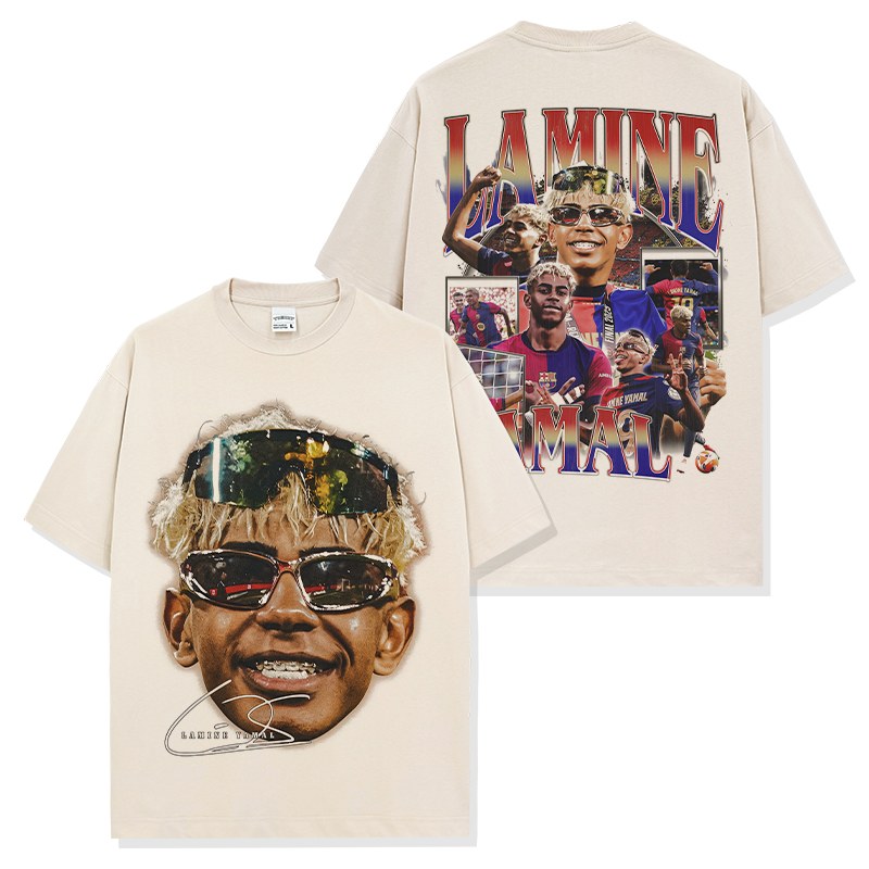 LAMINE YAMAL VINTAGE TEE · KICK OFF