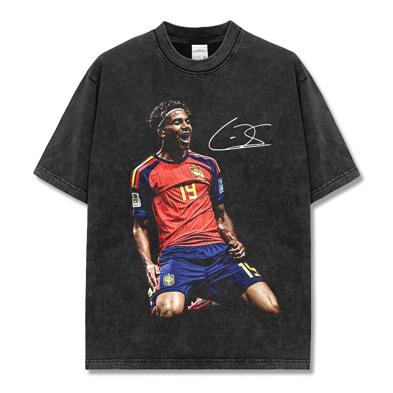 LAMINE YAMAL VINTAGE TEE · TERRACE
