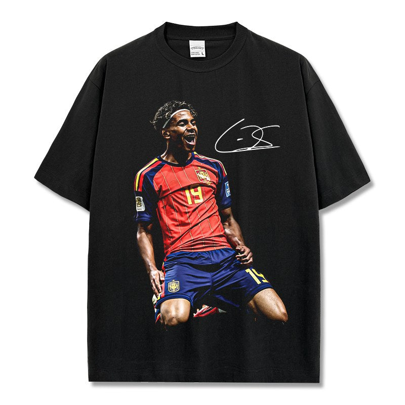 LAMINE YAMAL VINTAGE TEE · TERRACE