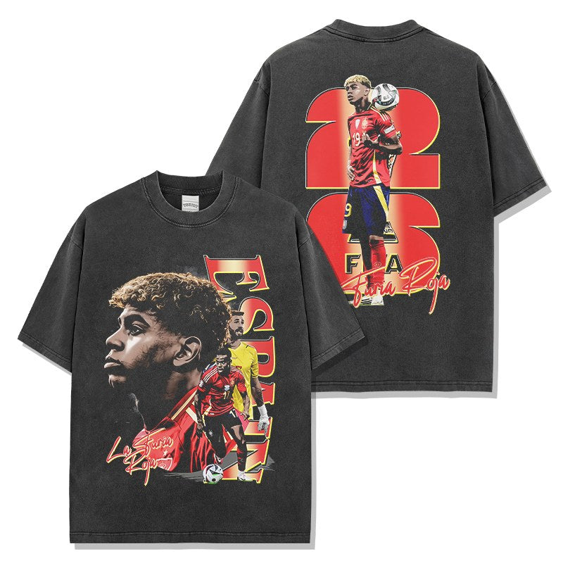 LAMINE YAMAL VINTAGE TEE · DERBY DAY