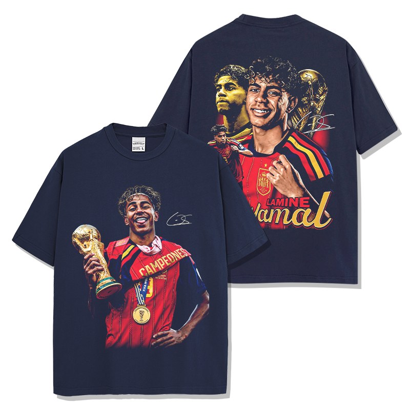 LAMINE YAMAL VINTAGE TEE · GOLDEN BOOT