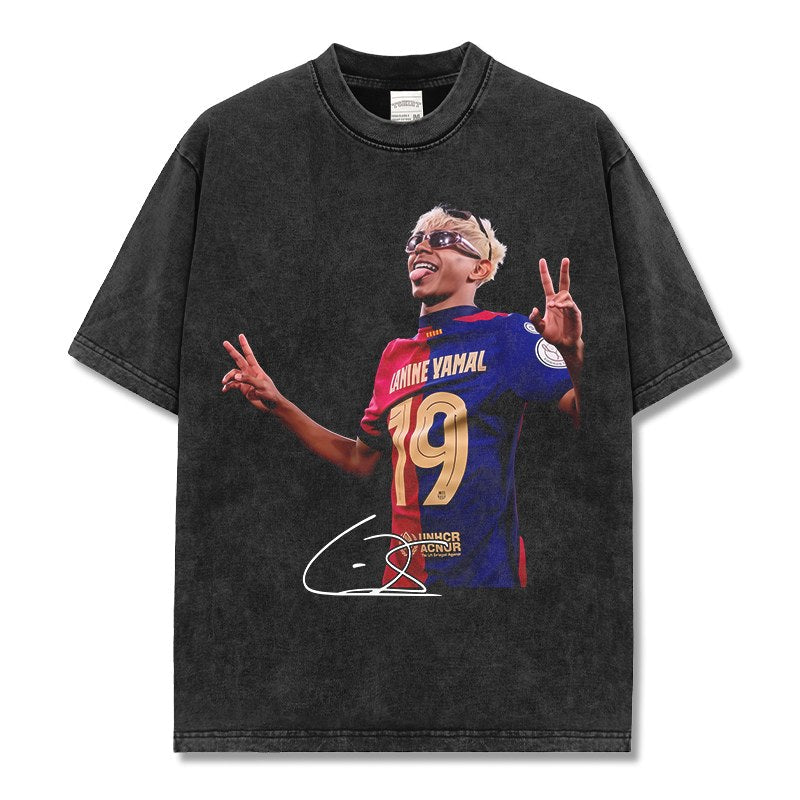 LAMINE YAMAL VINTAGE TEE · THE KID