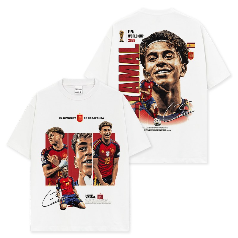 LAMINE YAMAL VINTAGE TEE · ROCAFONDA