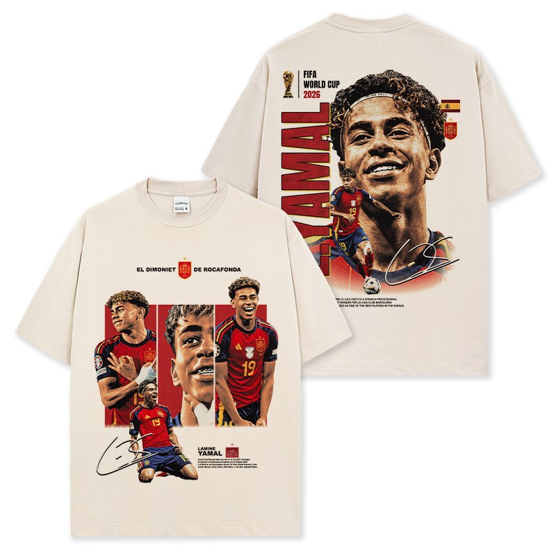 LAMINE YAMAL VINTAGE TEE · ROCAFONDA