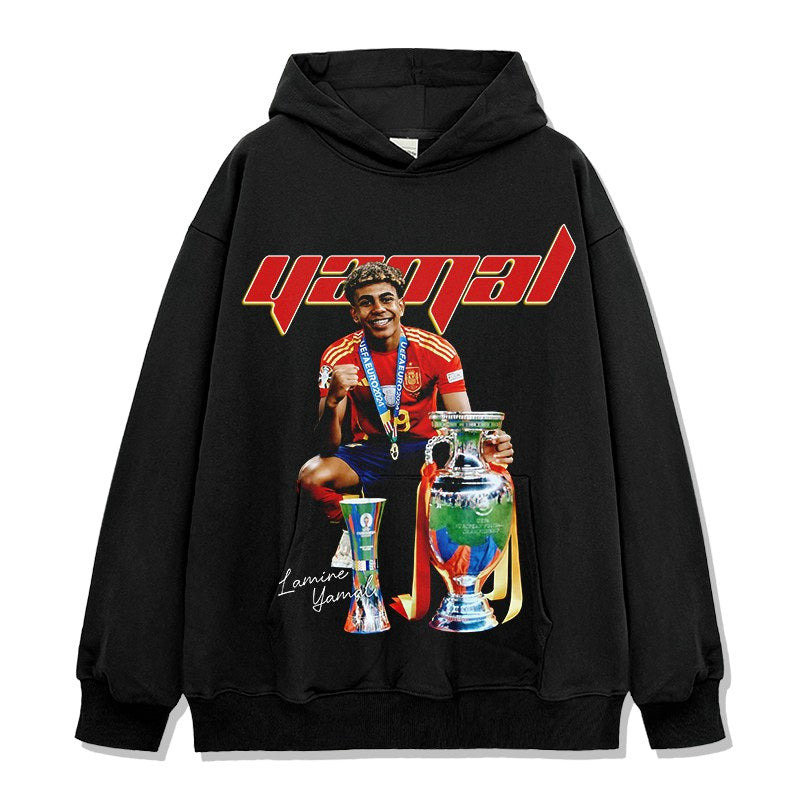 LAMINE YAMAL VINTAGE HOODIE · ELASTICO