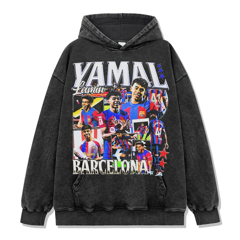 LAMINE YAMAL VINTAGE HOODIE · PANENKA