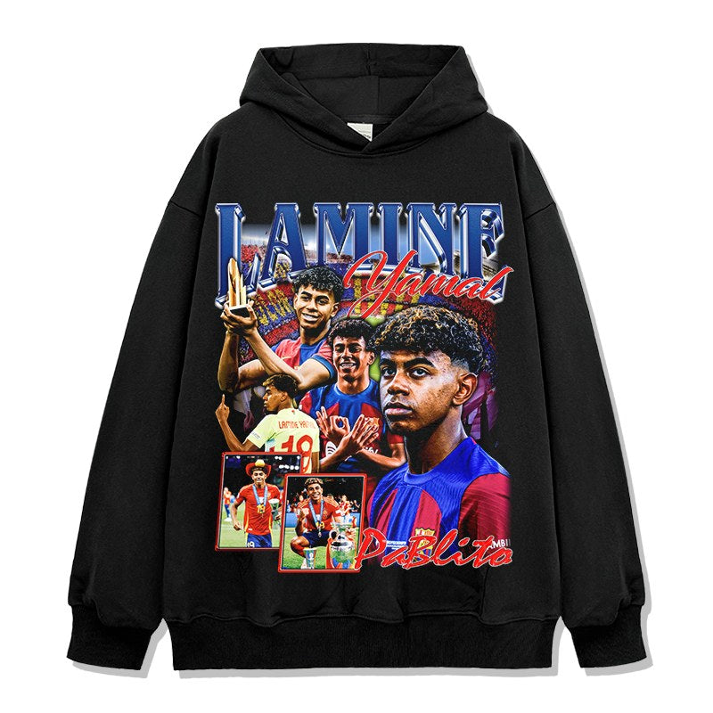 LAMINE YAMAL VINTAGE HOODIE · BICYCLE KICK