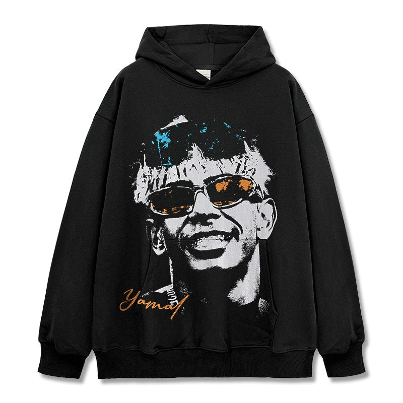 LAMINE YAMAL VINTAGE HOODIE · TOP BIN