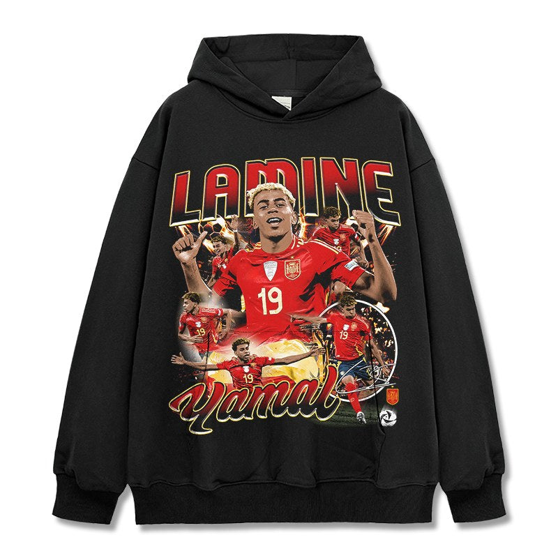 LAMINE YAMAL VINTAGE HOODIE · FLOODLIGHTS