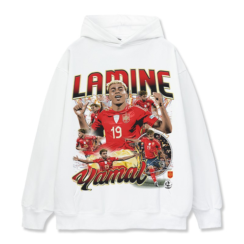 LAMINE YAMAL VINTAGE HOODIE · FLOODLIGHTS