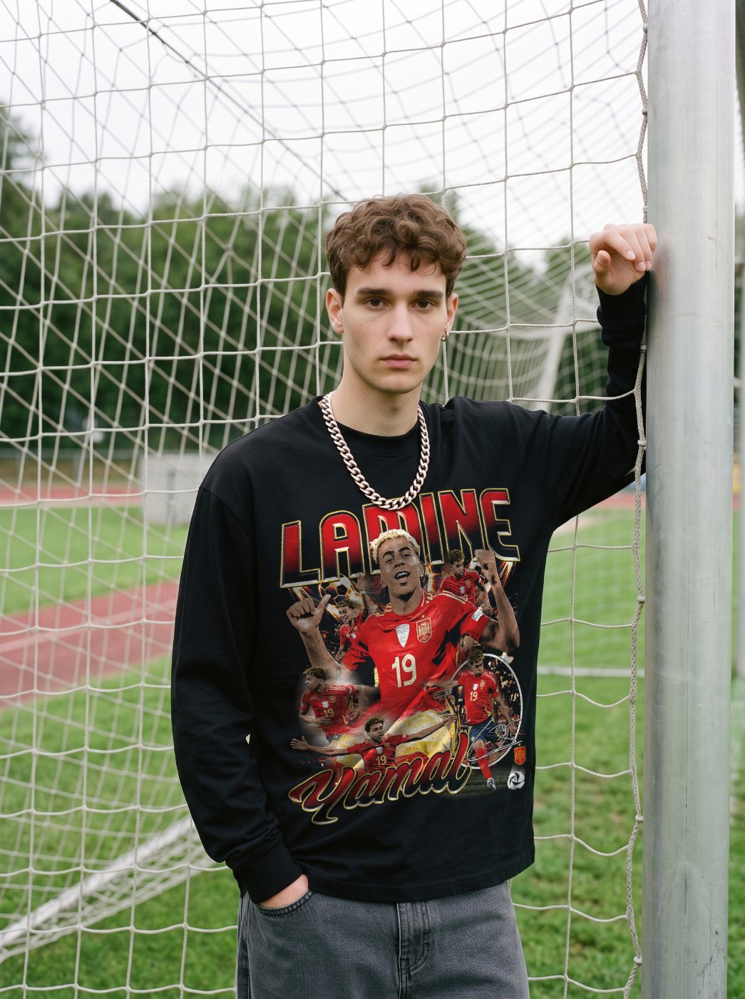 LAMINE YAMAL VINTAGE HOODIE · FLOODLIGHTS
