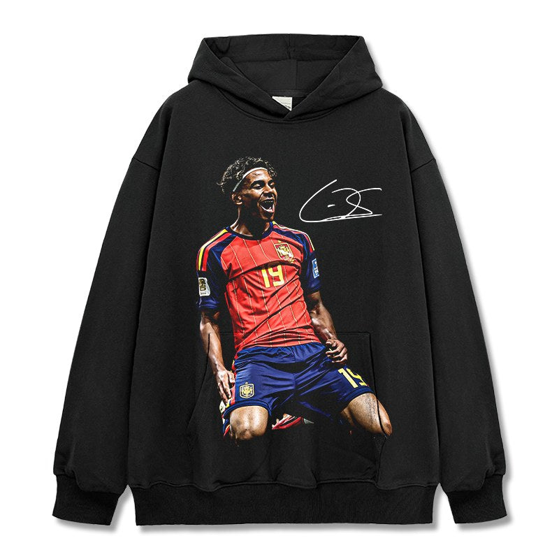 LAMINE YAMAL VINTAGE HOODIE · TERRACE